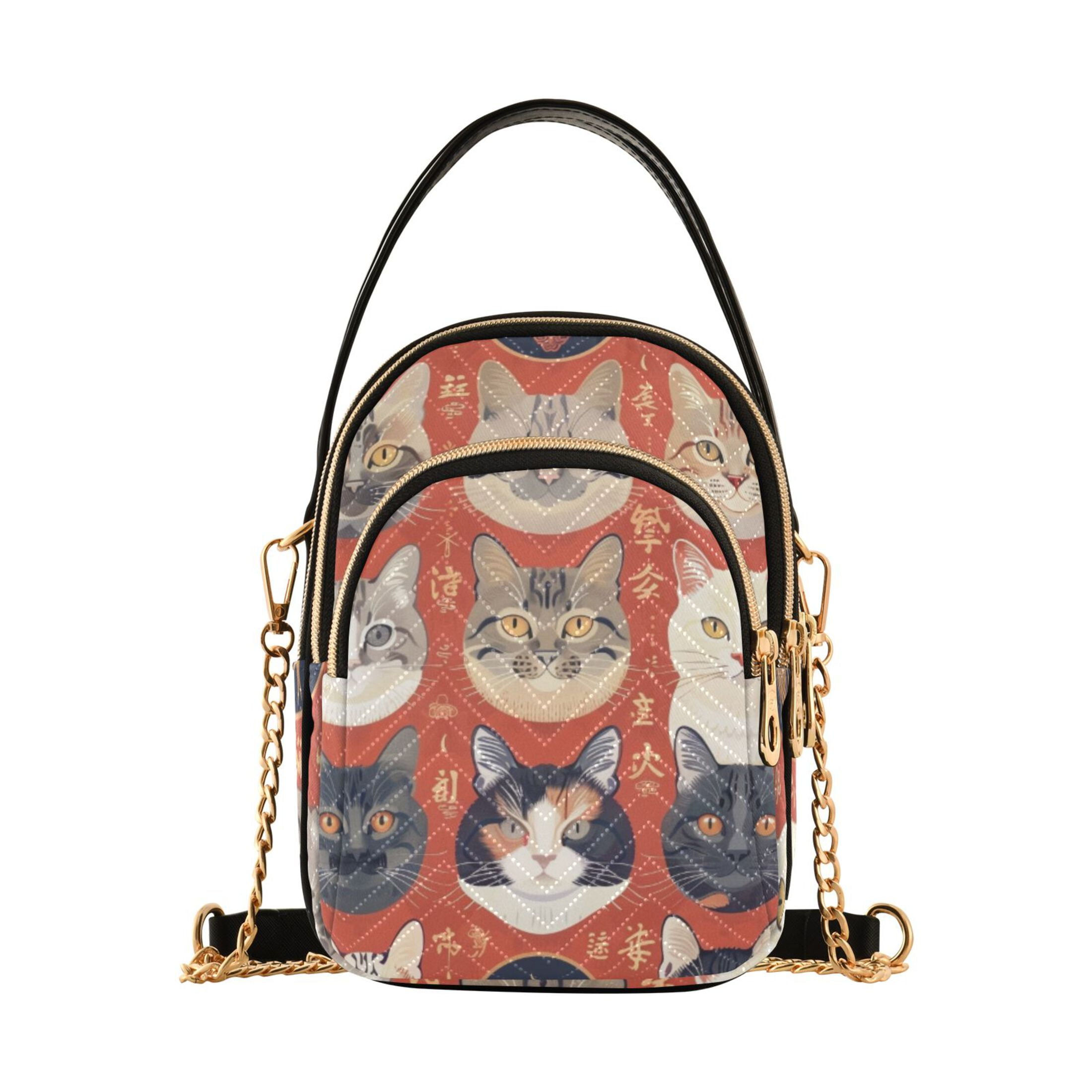 joogoo Women Different Cats Chain Crossbody Bags Shoulder Handbag Phone ...