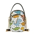 thumbnail image 1 of joogoo Women Funny Dinosaurs Chain Crossbody Bags Shoulder Handbag Phone Purse, 1 of 5