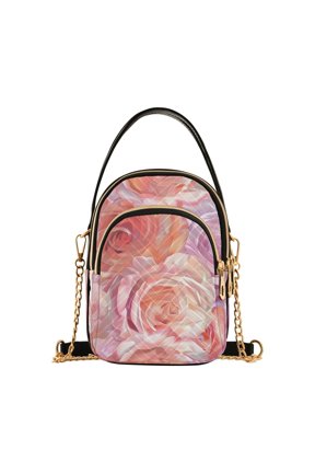 Women Luxury Rose Flower Chain Crossbody Bags Shoulder Handbag Phone Purse