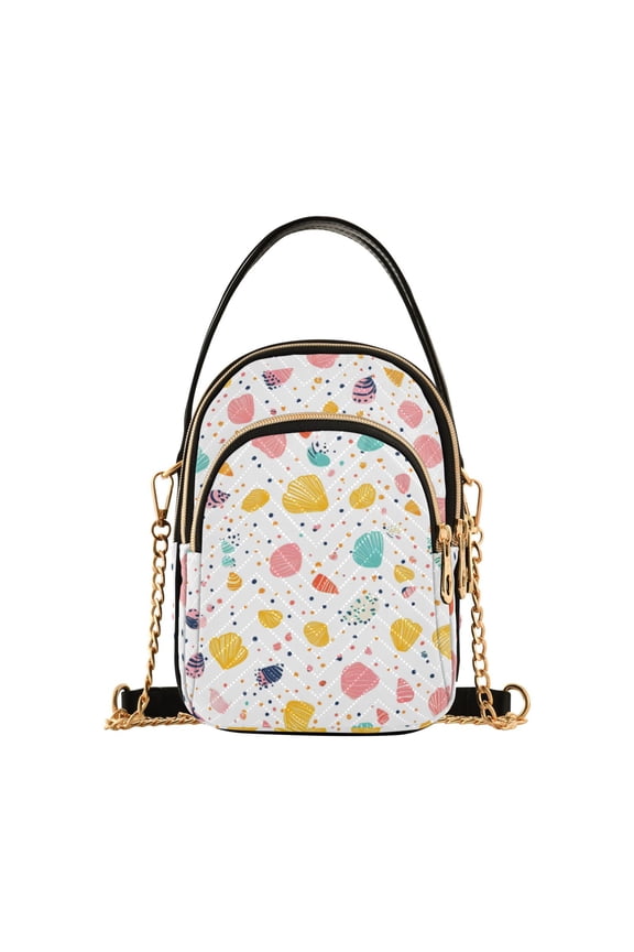 Women Seashells Chain Crossbody Bags Shoulder Handbag Phone Purse