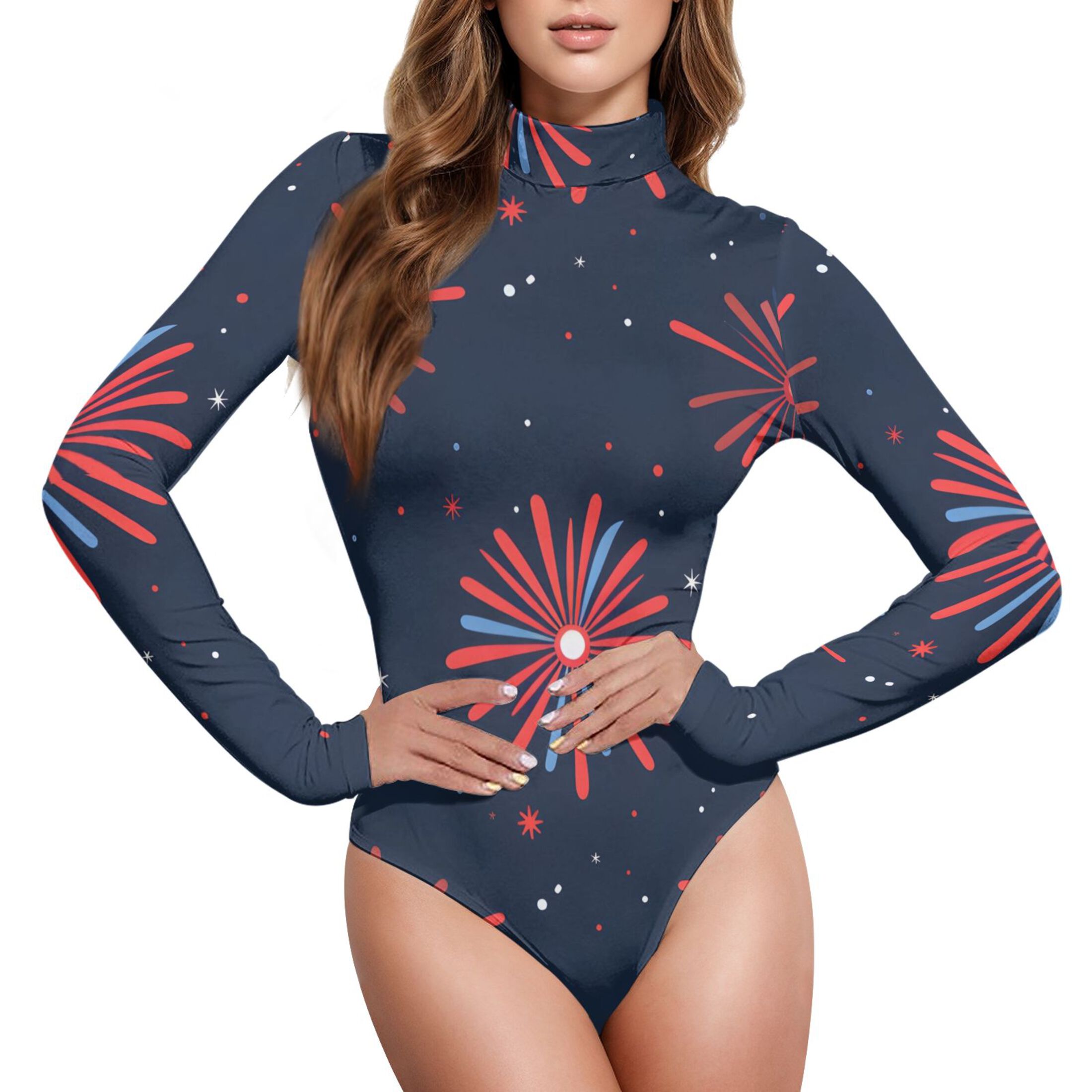 Body Femme Manches Longues Joyshaper - Col Roulé, Coupe Ajustée - 92% Viscose, 8% élasthanne - Pour Bureau, Soirée, Quotidien