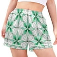thumbnail image 1 of joogoo Women's Pajama Lounge Shorts St Patrick Artistic Clover Bottoms Sleep Short XL, 1 of 7