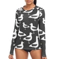 thumbnail image 1 of joogoo Womens UPF 50+ Sun Shirts Seagull Long Sleeve UV Protection Rash Guard Tops L, 1 of 7