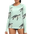 thumbnail image 1 of joogoo Womens UPF 50+ Sun Shirts Turtles Long Sleeve UV Protection Rash Guard Tops S, 1 of 7