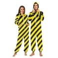 thumbnail image 1 of joogoo Yellow Stripes Unisex Adults Onesies Pajamas Jumpsuits L, 1 of 7