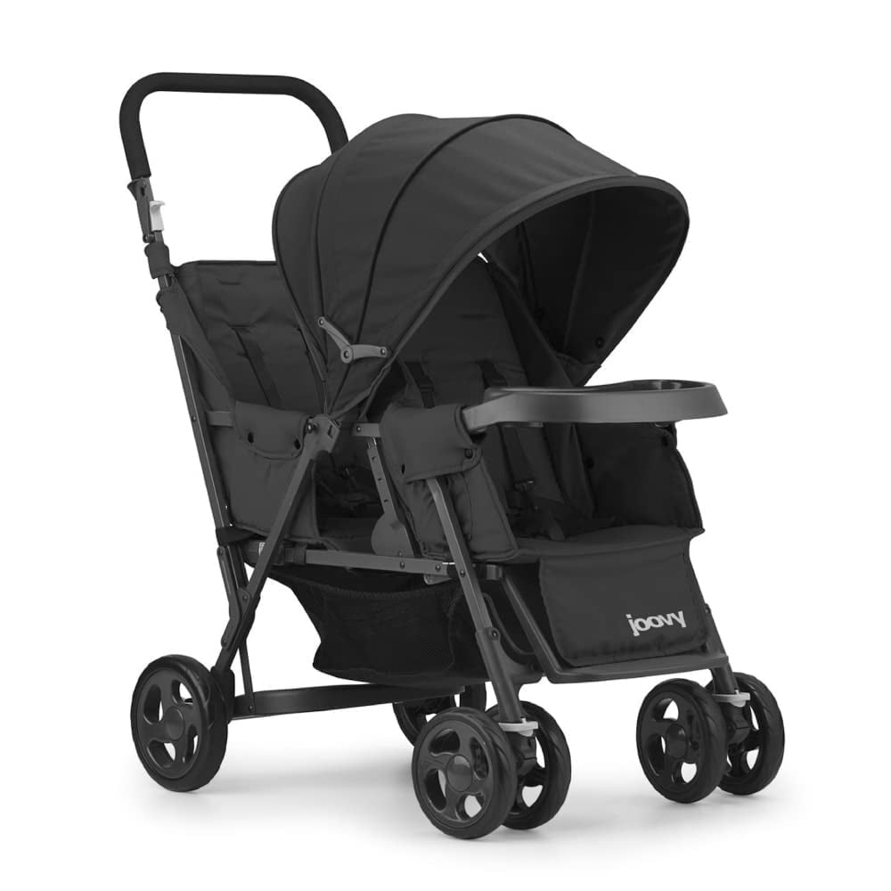 Joovy Baby Double Caboose Too Ultralight Sit and Stand Stroller Black Walmart