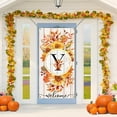 thumbnail image 1 of jopioc Monogram Letter O Flag Door Banner, Large Fall Thanksgiving Sunflower Initial Letter Door Cover, Family Last Name Initial Autumn Welcome Porch Sign Door Decor Backdrop Banner 70.8 x 35.4" O, 1 of 6