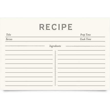 jot & mark recipe cards floral double sided 4x6 (set of 50) (pink peonies (kraft))