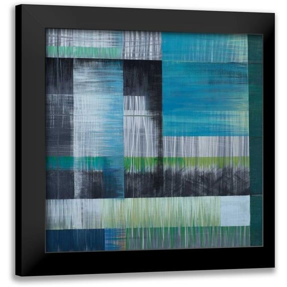 joy, Julie 15x15 Black Modern Framed Museum Art Print Titled - Vibrations II