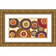 thumbnail image 1 of joy, Julie 24x14 Gold Ornate Wood Framed with Double Matting Museum Art Print Titled - Round-A-Bout I, 1 of 4
