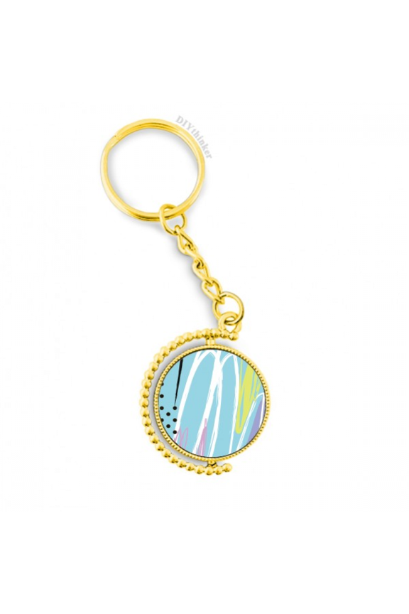 joy s art pattern metal connector key chain accessory en keyholder