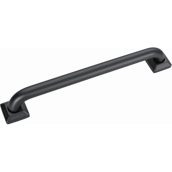 500lb Capacity Stainless Steel Grab Bar - Heavy Duty Bathroom Safety Rail for Elderly, Anti-Slip Shower Handle, ADA Compliant (Matte Black, 12 inch)