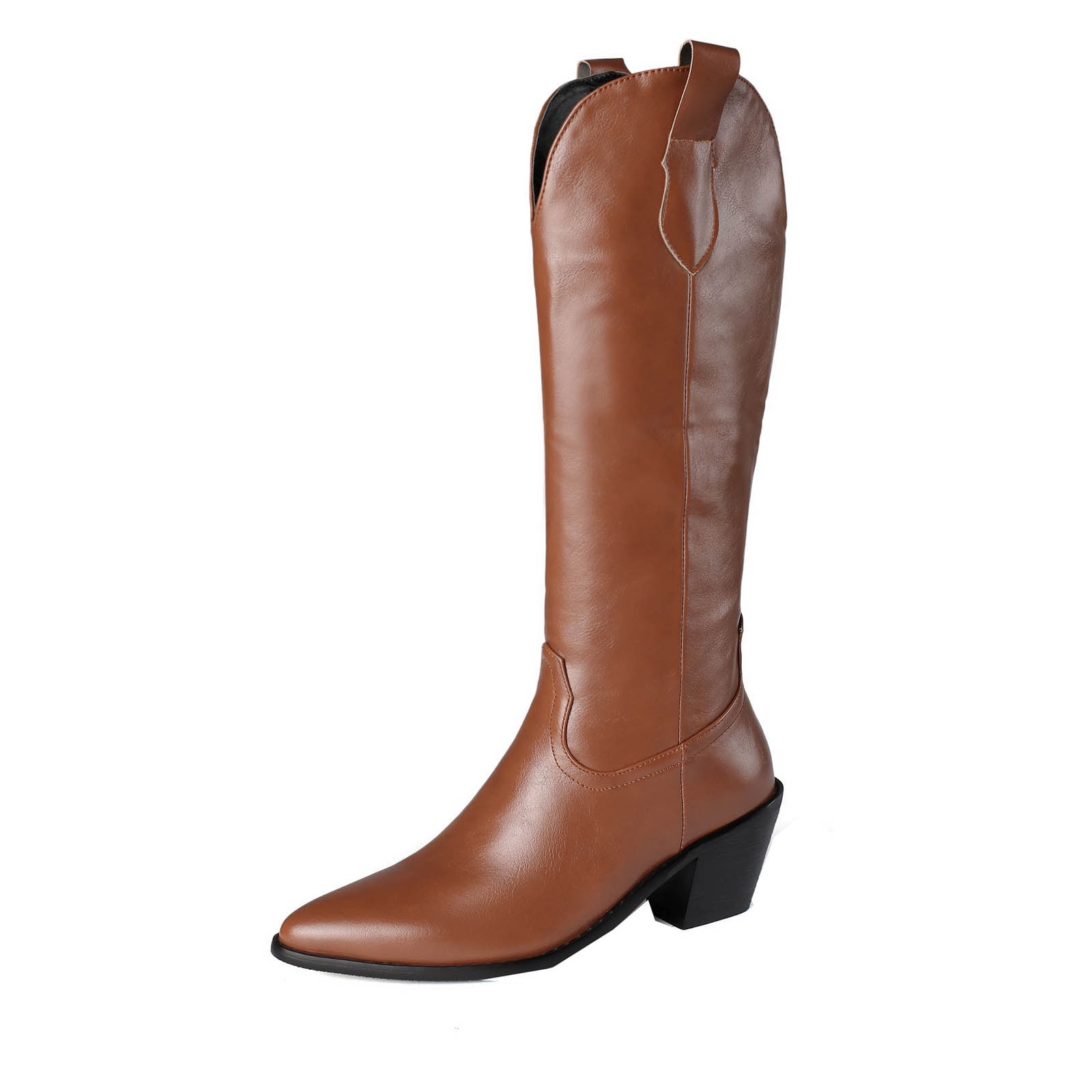 Fringe Studded Round Toe Canvas Boots main image 1