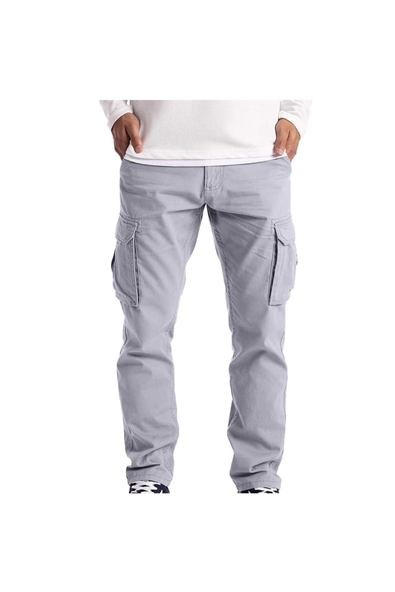 Cargo Pants for Men Big and Tall Multi Pockets Pants Outdoor Combat Pants Casual Hiking Cargo Pants