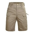 thumbnail image 1 of jsaierl Cargo Shorts for Men Classic Twill Relaxed Fit Big and Tall Work Wear Combat Safety Cargo Pants Plus Size, 1 of 5