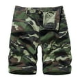 thumbnail image 1 of jsaierl Cargo Shorts for Men Plus Size Casual Camouflage Zipper Button Multiple Pockets Big and Tall Cargo Shorts, 1 of 3