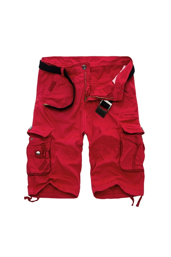 Cargo Shorts for Men Plus Size Multi Pockets Shorts Outdoor Military Shorts Comfortable Workwear Cargo Shorts