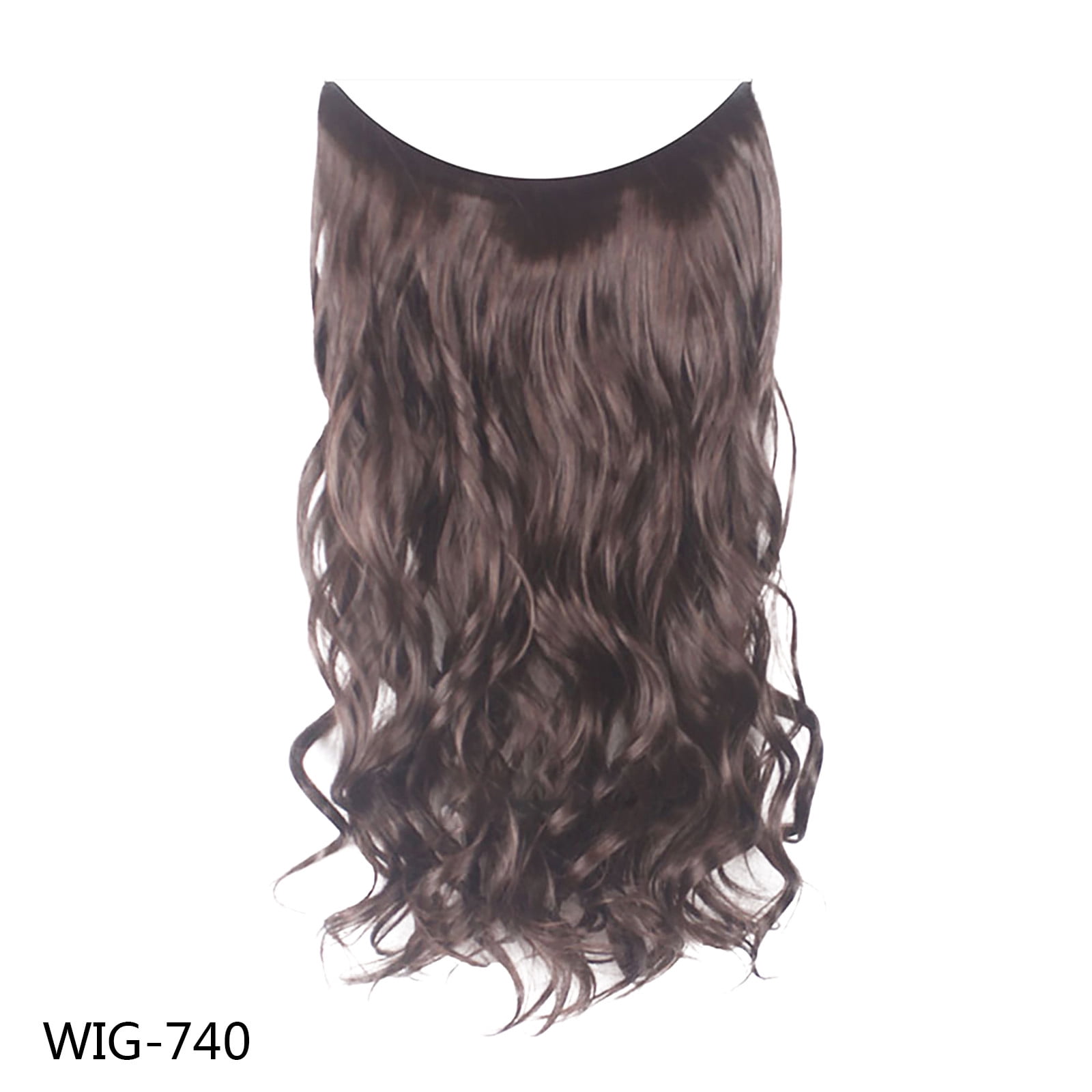 jsaierl Curly Hair Long Wig Fishing Line High Temperature Wire Hair