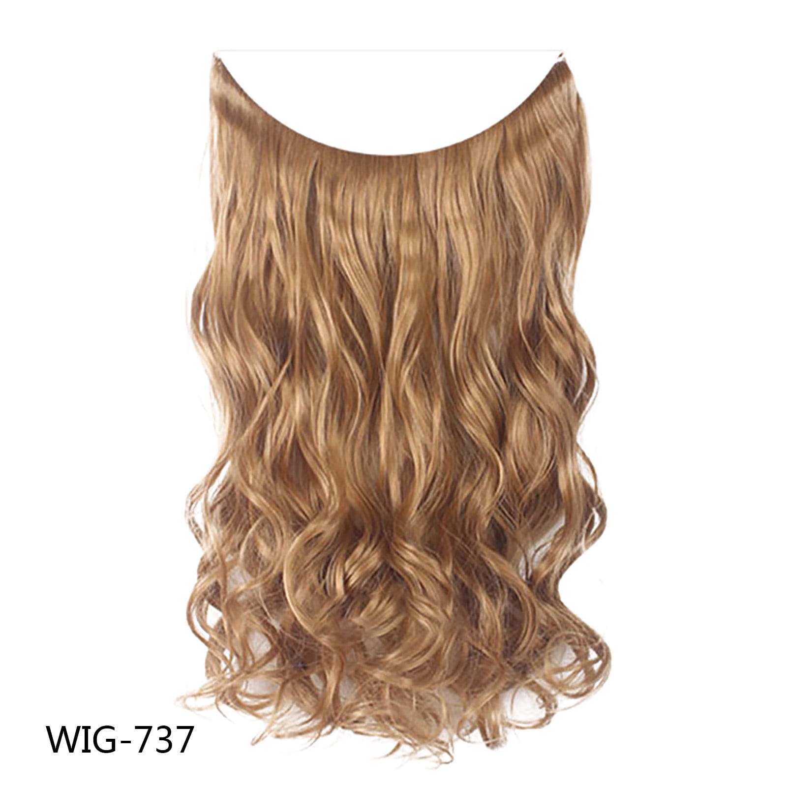 jsaierl Curly Hair Long Wig Fishing Line High Temperature Wire Hair