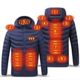 thumbnail image 1 of jsaierl Heated Jackets Men Women Plus Size Outdoor Hiking Outerwear 11 Heating Area with USB Port Heated Jacket Snow Body Warmer Hooded Heated Clothing, 1 of 5