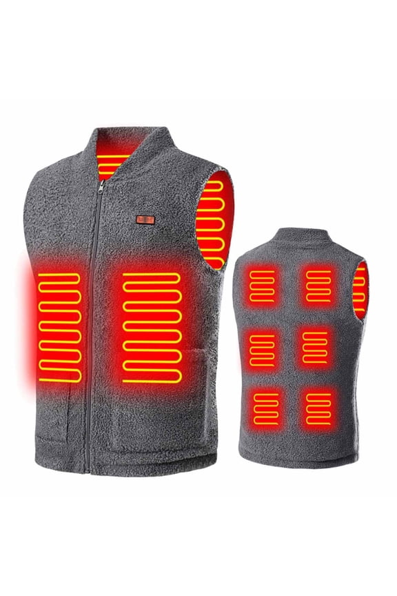 Heated Vests Men Women Waterproof Outdoor Hiking Outerwear Rechargeable Electric Heated Jacket Hunting Body Warmer Heated Coat
