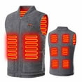 thumbnail image 1 of jsaierl Heated Vests for Men Women Waterproof Outdoor Hiking Outerwear Rechargeable with USB Port Heated Jacket Snow Warm Heated Clothing, 1 of 5
