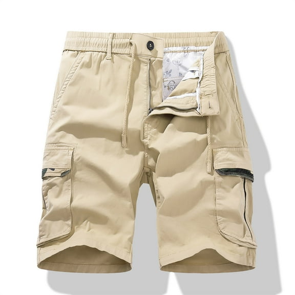 jsaierl Men's Cargo Shorts Relaxed Fit Multi Pockets Shorts Work Tactical Shorts Casual Hiking Cargo Shorts