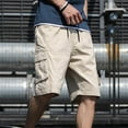thumbnail image 1 of jsaierl Mens Cargo Shorts Big and Tall Multi Pockets Shorts Outdoor Combat Shorts Loose Travel Cargo Shorts, 1 of 9