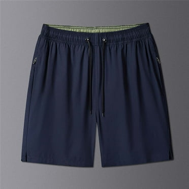 jsaierl Mens Swim Trunks Elastic Waist Quickly Dry Summer Beach Shorts Big and Tall Drawstring Board Shorts Pocket Tropical Print Swimwear