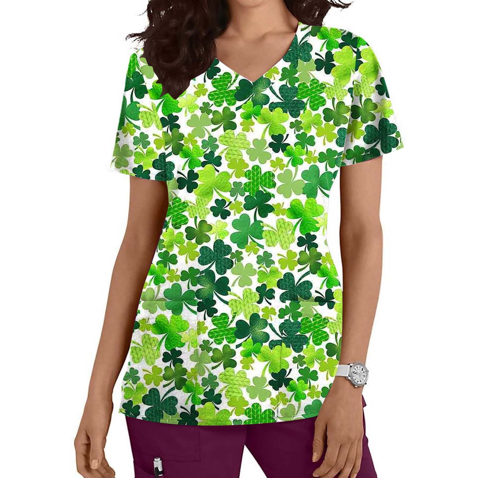 saint patricks day scrubs