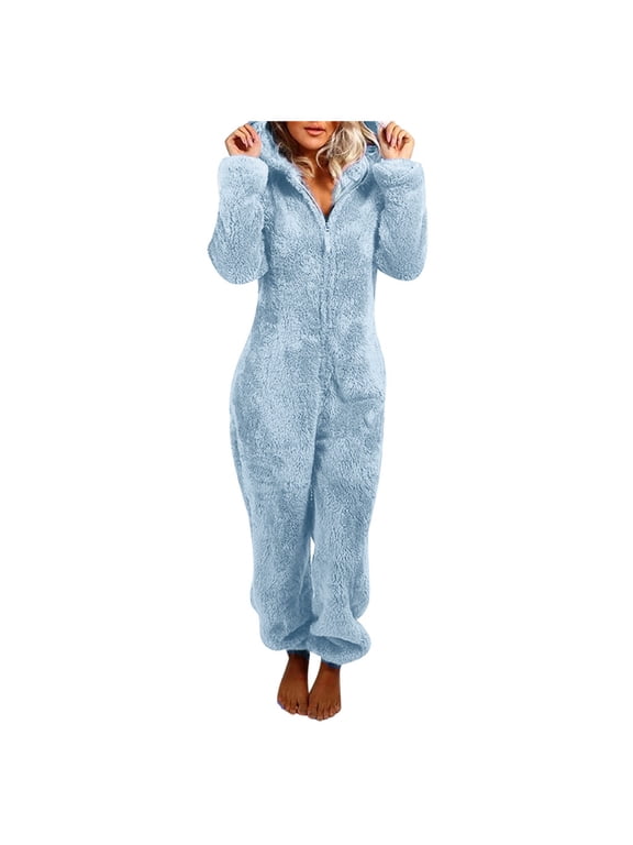 One Piece Jumpsuit Pajamas for Women