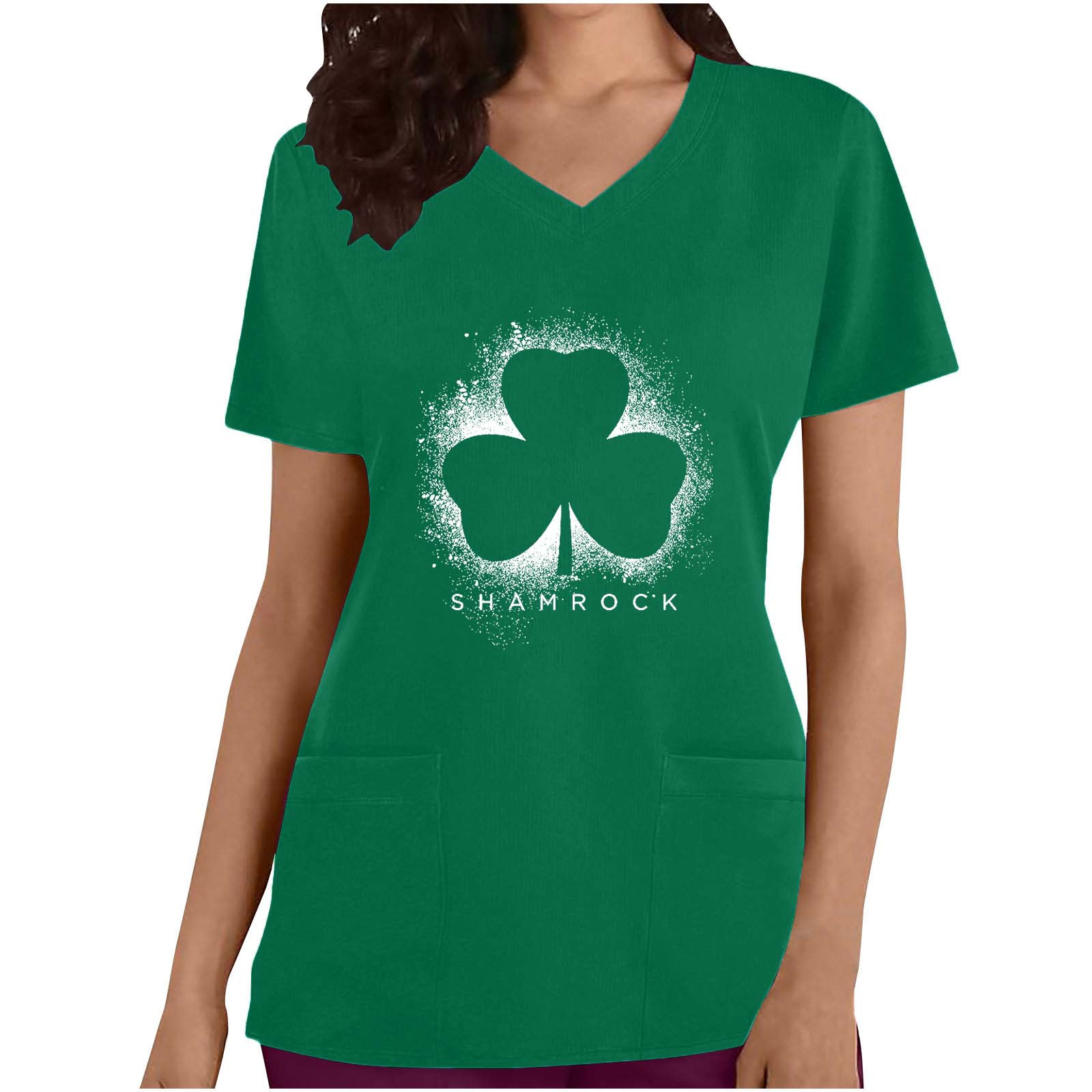 st patricks day scrub jacket