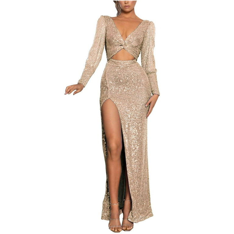 Sexy High Neck Sleeveless Glitter Retro Dresses Women Maxi Party Elegant Dress Sexy High Neck Sleeveless Glitter Retro Dresses Women Maxi Party Elegant Dress