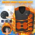 thumbnail image 1 of jsaierl UnisexOutdoor Warm Clothing Heated for Riding Skiing Fishing Charging Via Heated Coat for Men Women, 1 of 9