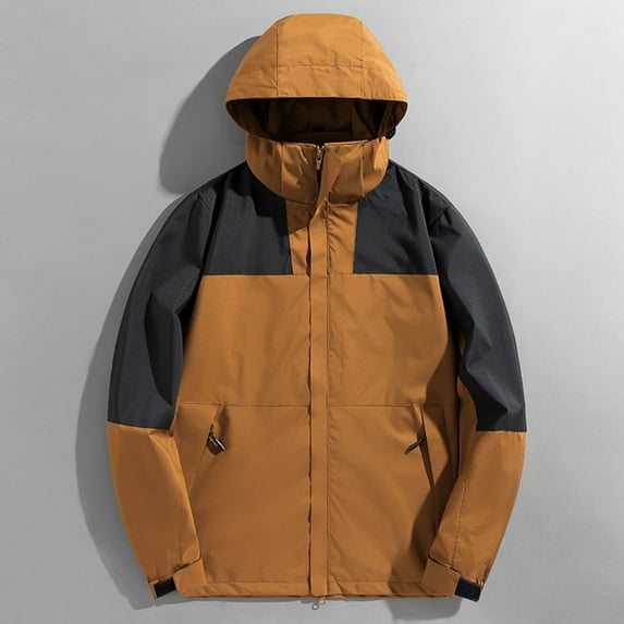 jsaierl Winter Coats for Women Waterproof Outdoor Hiking Windbreaker Fall Zip Up Thermal Jacket Hooded Fleece Ski Coats Winter Snow Outerwear