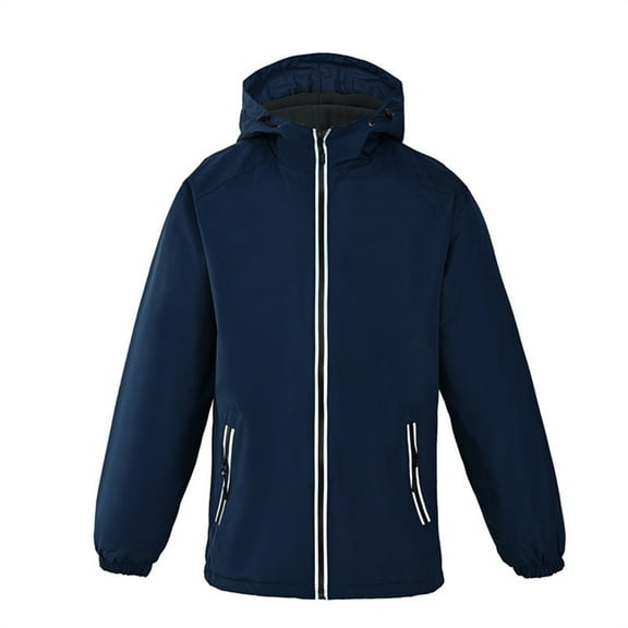 jsaierl Winter Jackets for Women Plus Size Outdoor Hiking Windbreaker Fall Zip Up Thermal Jacket Hooded Fleece Ski Coats Snow Thicken Outerwear