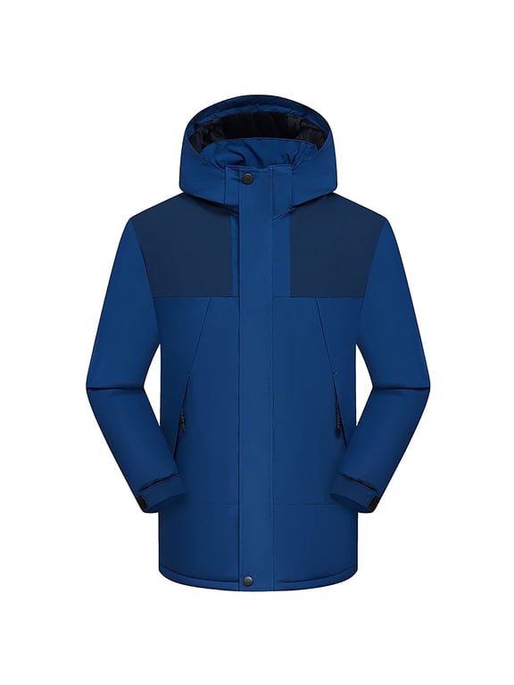 Winter Jackets for Women Waterproof Outdoor Work Windbreaker Fall Warm Full Zip Jacket Hooded Fleece Ski Coats Snow Thicken Outerwear