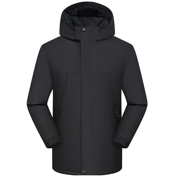 jsaierl Winter Jackets for Women Waterproof Outdoor Work Windbreaker Fall Warm Full Zip Jacket Hooded Fleece Ski Coats Snow Thicken Outerwear