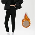 thumbnail image 1 of jsaierl Winter Thermal Fleece Leggings for Women Fleece Lined Plus Size High Waisted Tights Super Soft Plush Pockets, 1 of 9