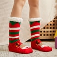 thumbnail image 1 of jsaierl Women Christmas Gifts Casual Winter Warm Cotton Plush Thicker Anti-slip Floor Socks Knit Soft Socks, 1 of 2