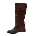 thumbnail image 1 of jsaierl Women Fashion Over The Knee Boots Pointed Toe Warm Snow Boots, 1 of 4