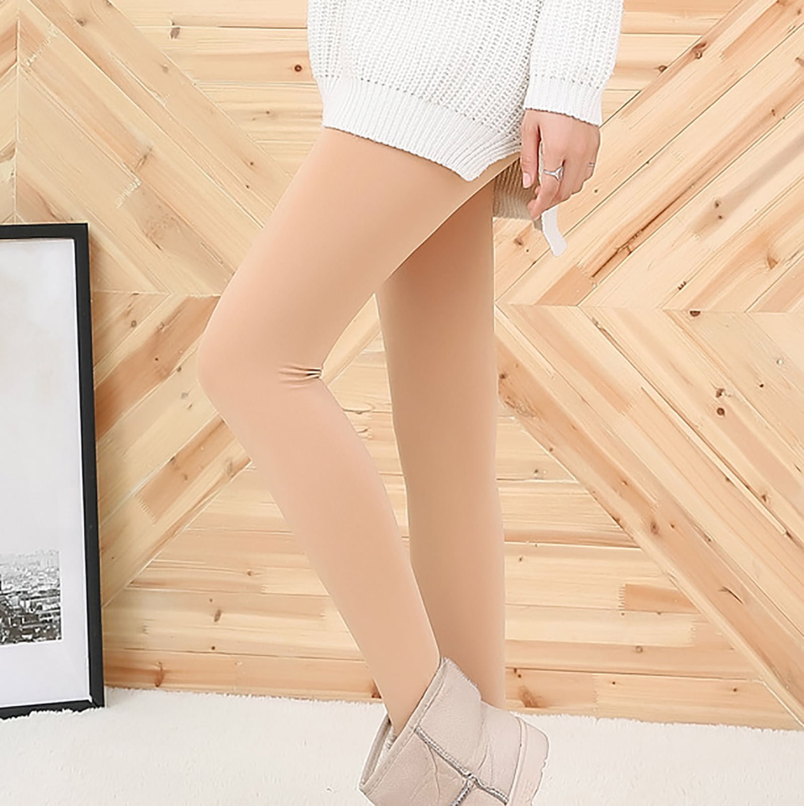 【新品未開封・送料無料】 Fleece Warm Women jsaierl Lined Winter Pantyhose, Tights Clothing