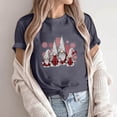 thumbnail image 1 of jsaierl Women's Christmas Shirts Short Sleeve Gnomes Graphic Tops Casual Crewneck Shirt Bleached Oversized Tees Blouse Top Women Fall Fashion 2023, 1 of 6