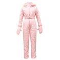 thumbnail image 1 of jsaierl Women's One Pieces Ski Suits Jumpsuits Coveralls High Waterproof Windproof Hooded Snowboard Snowsuits, 1 of 3