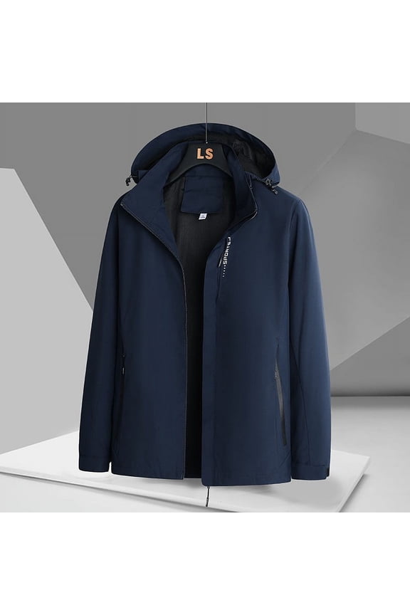 Women's Rain Jacket Waterproof with Hood Active Outdoor Mountaineering Windbreaker Fall Lightweight Jacket Long Sleeve Full Zip Trench Coat