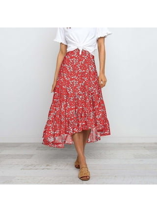 Ruffle Midi Skirts