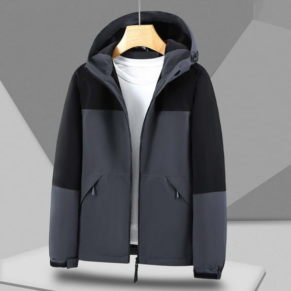 jsaierl Women's Winter Jackets Plus Size Outdoor Travel Windbreaker Fall Warm Full Zip Jacket Hooded Fleece Ski Coats Winter Snow Outerwear