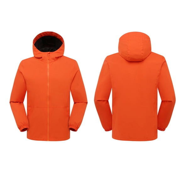 jsaierl Women's Winter Jackets Plus Size Outdoor Travel Windbreaker Fall Zip Up Thermal Jacket Hooded Fleece Ski Coats Snow Thicken Outerwear