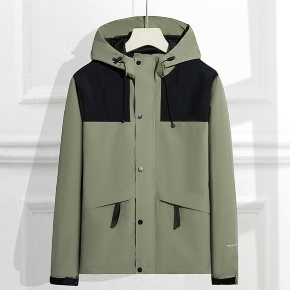 jsaierl Women's Winter Jackets Waterproof Outdoor Work Windbreaker Fall Warm Full Zip Jacket Hooded Fleece Ski Coats Winter Snow Outerwear