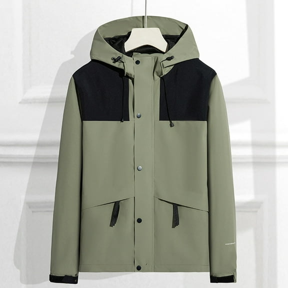 jsaierl Women's Winter Jackets Waterproof Outdoor Work Windbreaker Fall Warm Full Zip Jacket Hooded Fleece Ski Coats Winter Snow Outerwear